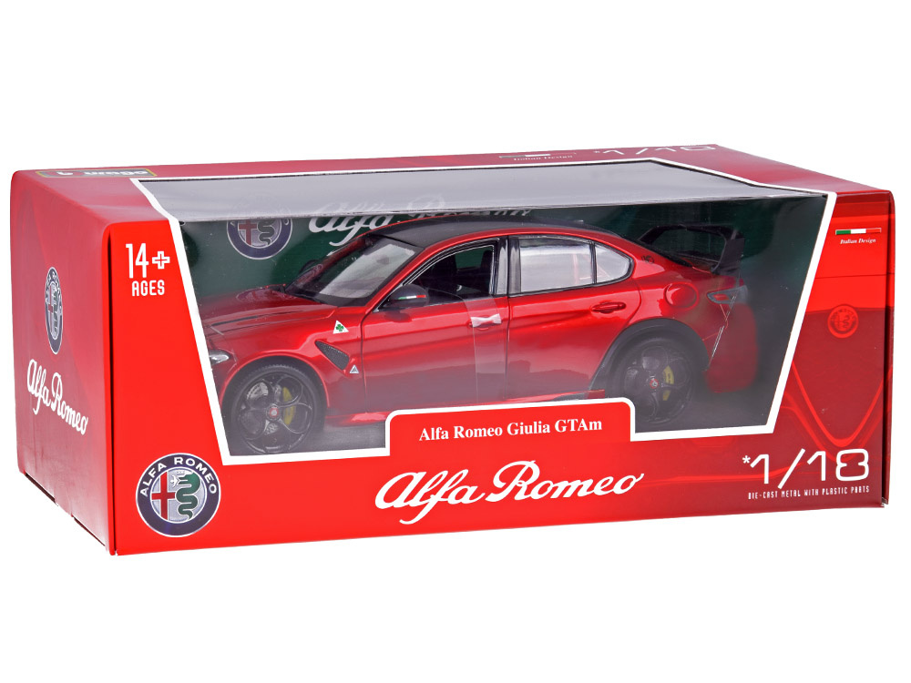 Auto Alfa Romeo Giulia GTAm Quadrifoglio zberateľský model 1:18 ZA5991 – Obrázok 4