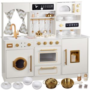 Veľké drevené kuchynské doplnky Glamour Style Gold Light + Sound ZA5270