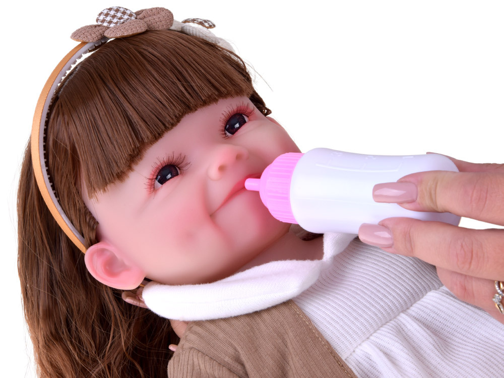 Veľká dievčenská bábika 55 cm – očarujúci vzhľad a hravý úsmev ZA5830 – Obrázok 6
