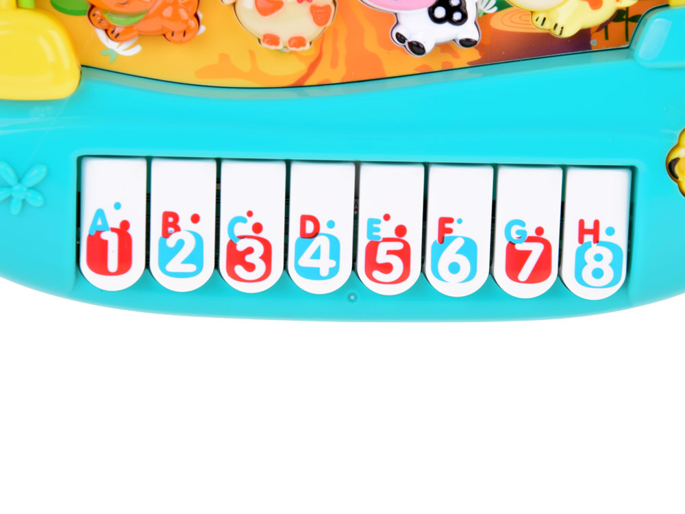 Interaktívny klavírny organ so zvieratami ZA5331 – Obrázok 5