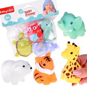 Gumové zvieratká do kúpeľa na vodné hry, sada 4 kusov ZA5816