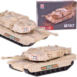 Americký tank Abrams M1A2 Postav si tank 1:72