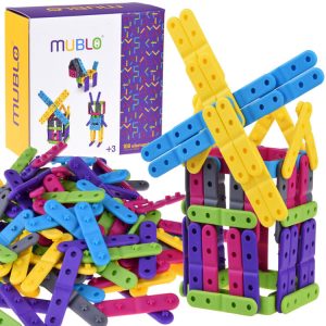 Mublo bloky farebné ohýbateľné tyčinky 100 kusov