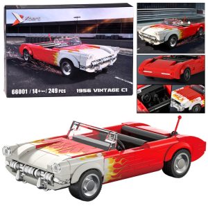 Stavebné bloky auto klasický hot rod Roadster - 249 ks