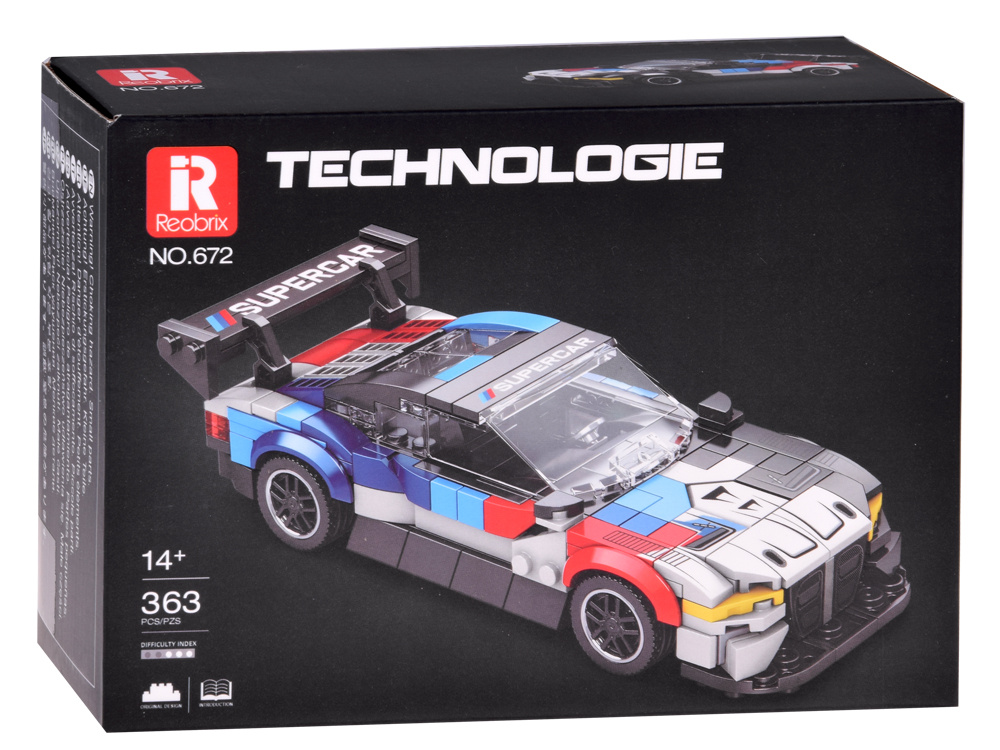 Technická stavebnica Supercar Racing - 363 ks – Obrázok 2