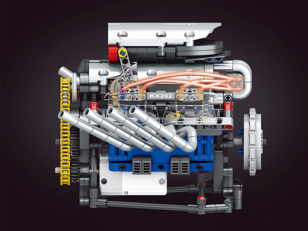 Technické bloky na batérie. Svetlo a pohyb - 665 ks – Obrázok 8