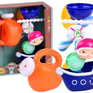 Hračka do kúpeľa loďka + krhlica ZA2979