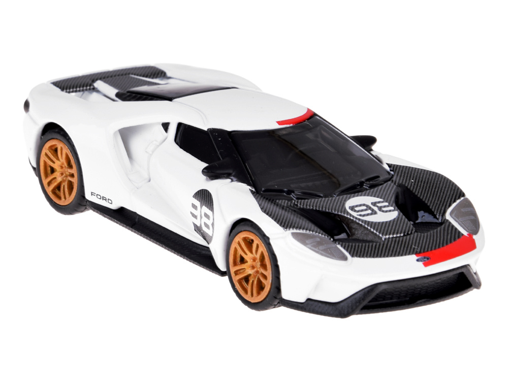 Kovová stavebnica auta Maisto s plošinovým návesom Ford GT Heritage 2021 1:64 ZA5957 – Obrázok 3