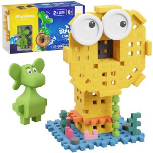 Marioinex Diplodocus a Morská víla bloky 60 dielikov + mini figúrka