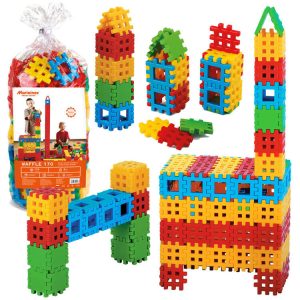 Marioinex Stavebné kocky Vrecko na vafle so 170 dielikmi