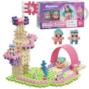 Marioinex Mini oblátkové bloky Princezná Magická veža 80 ks