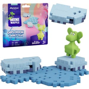 Marioinex Diplodocus Dragon a Arctic Mini vafle 25 kusov + figúrka