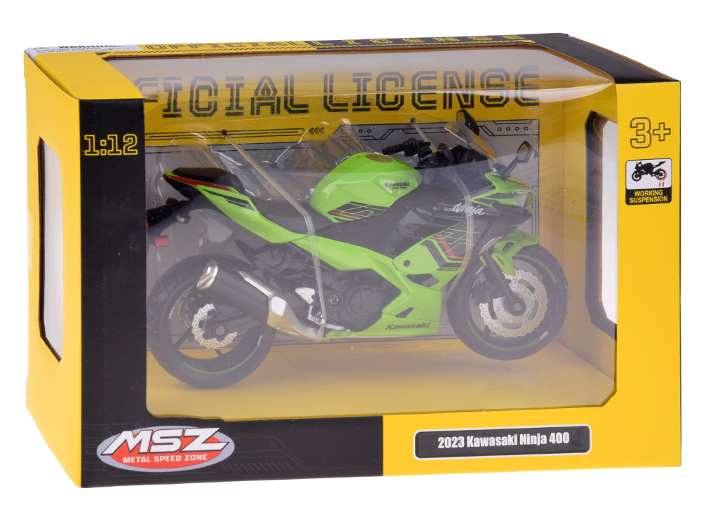 Kawasaki Ninja 400 2023 Model motocykla – Mierka 1:12 ZA5952 – Obrázok 3