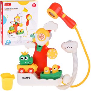 Multifunkčná hračka do kúpeľa v tvare krokodíla so sprchou 4 v 1 ZA5925