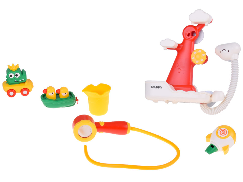 Multifunkčná hračka do kúpeľa v tvare krokodíla so sprchou 4 v 1 ZA5925 – Obrázok 2