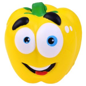 Penová hračka Squishy PEPPER - paprika žltá