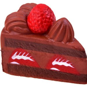 Penová  hračka - kúsok torty (čokoládová)