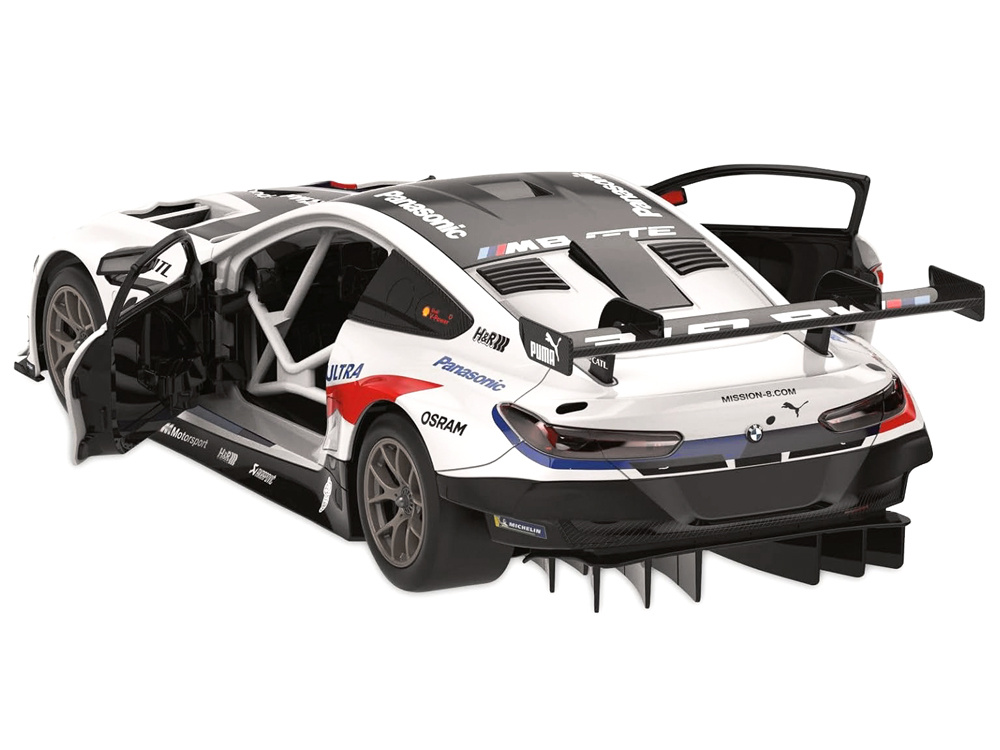 Zostavovací model Rastar BMW M8 GTE v mierke 1:18 - auto na diaľkové ovládanie RC0708 – Obrázok 3