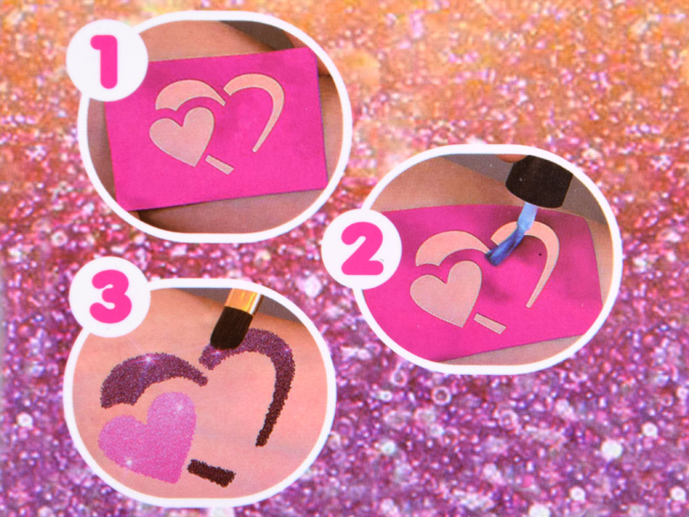 Trblietavé tetovania, veľká tetovacia sada, 24 farebných šablón ZA4785 – Obrázok 4