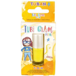 Detský lak na nechty Tuban Tubi Glam žltá perleťová 5 ml ZA6119