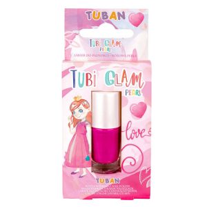 Detský lak na nechty Tuban Tubi Glam ružová perleťová 5 ml ZA5164