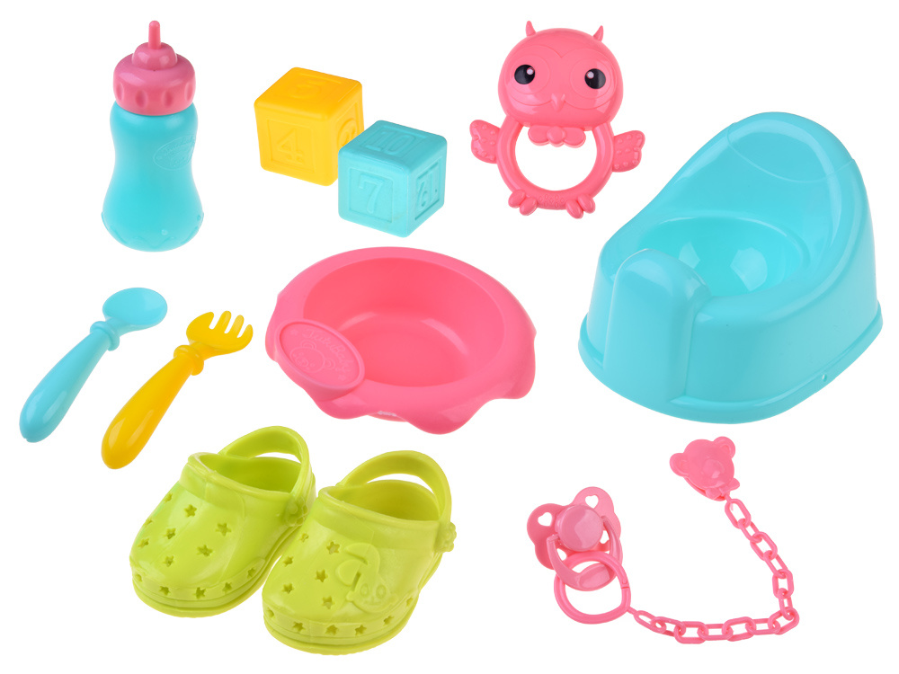 Sada príslušenstva ,postieľka,kočík, bábika, 16 ks ZA5917 – Obrázok 8