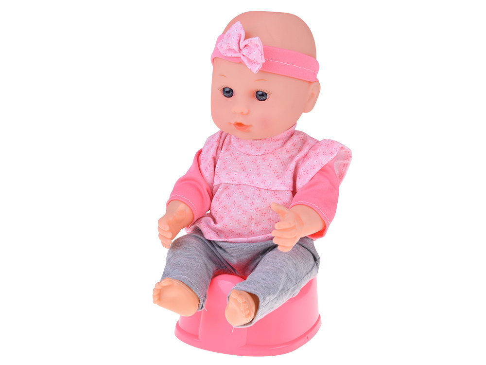 Sada na hranie , postieľka, kočík ,bábika Deluxe s príslušenstvom, 17 ks ZA5916 – Obrázok 9