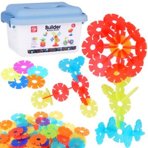 Sada farebných 3D stavebných kociek 140 dielikov pre deti