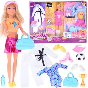Anlily Doll ŠPORTOVEC Futbal, gymnastika, beh, takewondo ZA5696