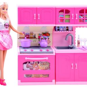 Anlily Nábytok pre bábiky Kuchynský nábytok so svetelným zvukom ZA2462