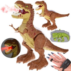 Diaľkové ovládanie dinosaura s gestami 2 v 1 dýcha, reve a svieti RC0625 BR