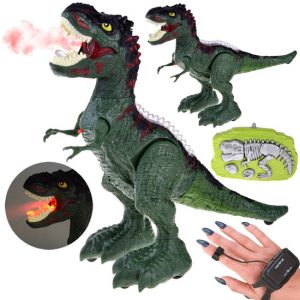 Diaľkovo ovládaný dinosaurus 2 v 1 dýcha, reve, svieti RC0625 ZI