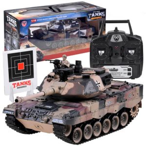 Veľký diaľkovo ovládaný LEOPARD TANK RC0106