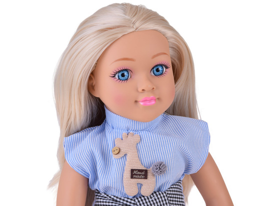 Elegantná 48 cm bábika s dlhými blond vlasmi – očarujúci styling ZA5843 – Obrázok 5
