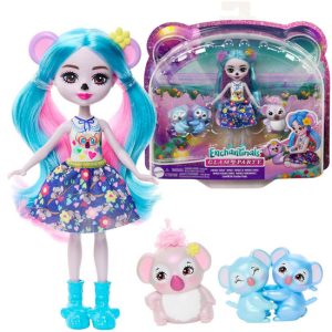 Enchantimals Bábika Kwala Koala Panda Rodina Joette ZA5107