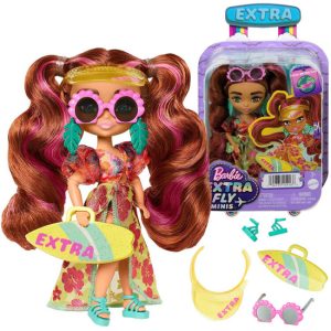 Bábika Barbie Extra Fly Minis v štýle slnečnej pláže ZA5108