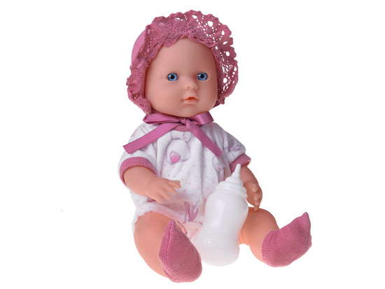 Bábika v nosiči, bábika pije a cika + fľaša ZA5155 – Obrázok 9