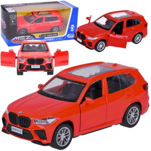 Zberateľský model licencovaného kovového auta MSZ BMW X5M 1:43 ZA5459