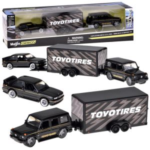 Licencované kovové autíčka Maisto pre Mercedes-Benz G 1988 a BMW M3 E30 ZA5960