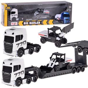 Licencované kovové auto SCANIA 770S + buldozérový náves ZA5966