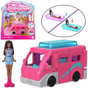 Mattel Mini Barbie Land Tourist Doll + Karavan ZA6038 C