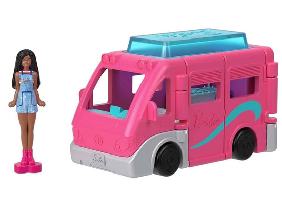 Mattel Mini Barbie Land Tourist Doll + Karavan ZA6038 C – Obrázok 3