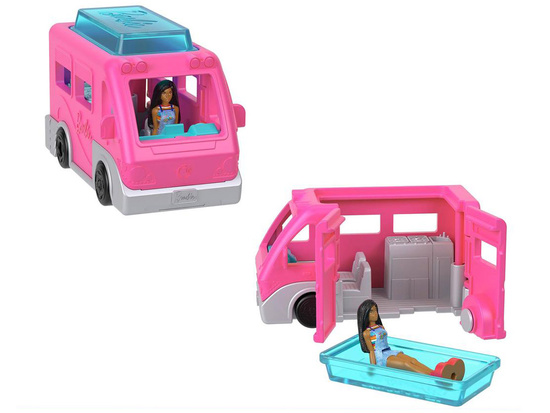 Mattel Mini Barbie Land Tourist Doll + Karavan ZA6038 C – Obrázok 5