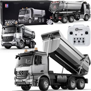 Mercedes Arocs KOVOVÝ RIADITEĽNÝ pohyblivý príves EE 1:20 RC0667