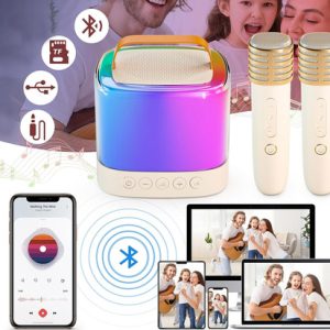 Bezdrôtové mikrofóny s reproduktorom + bluetooth + 2 mikrofóny IN0178