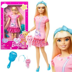 Moja prvá bábika Barbie - Mäkké končatiny + Mačiatko HLL19 ZA5081