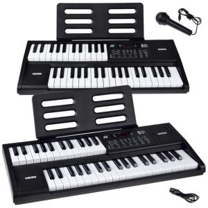 61-klávesový klavírny organ s funkciou SPLIT + mikrofón IN0185