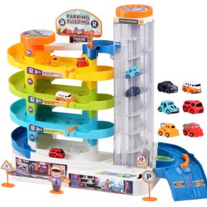 Parkovacia dráha pre autá, elektrický výťah pre 6 áut, nálepky ZA4376