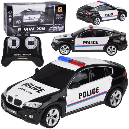 Športové policajné auto BMW X6 s diaľkovým ovládaním RC0660 CY