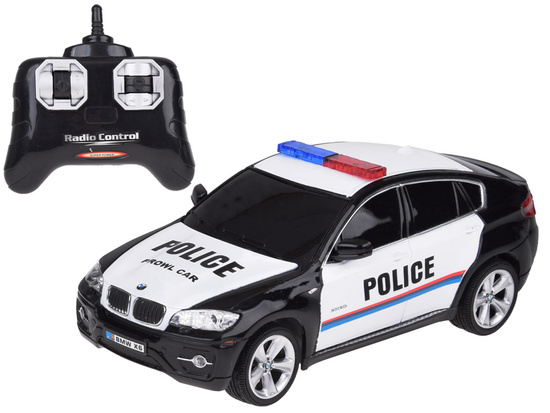 Športové policajné auto BMW X6 s diaľkovým ovládaním RC0660 CY – Obrázok 11